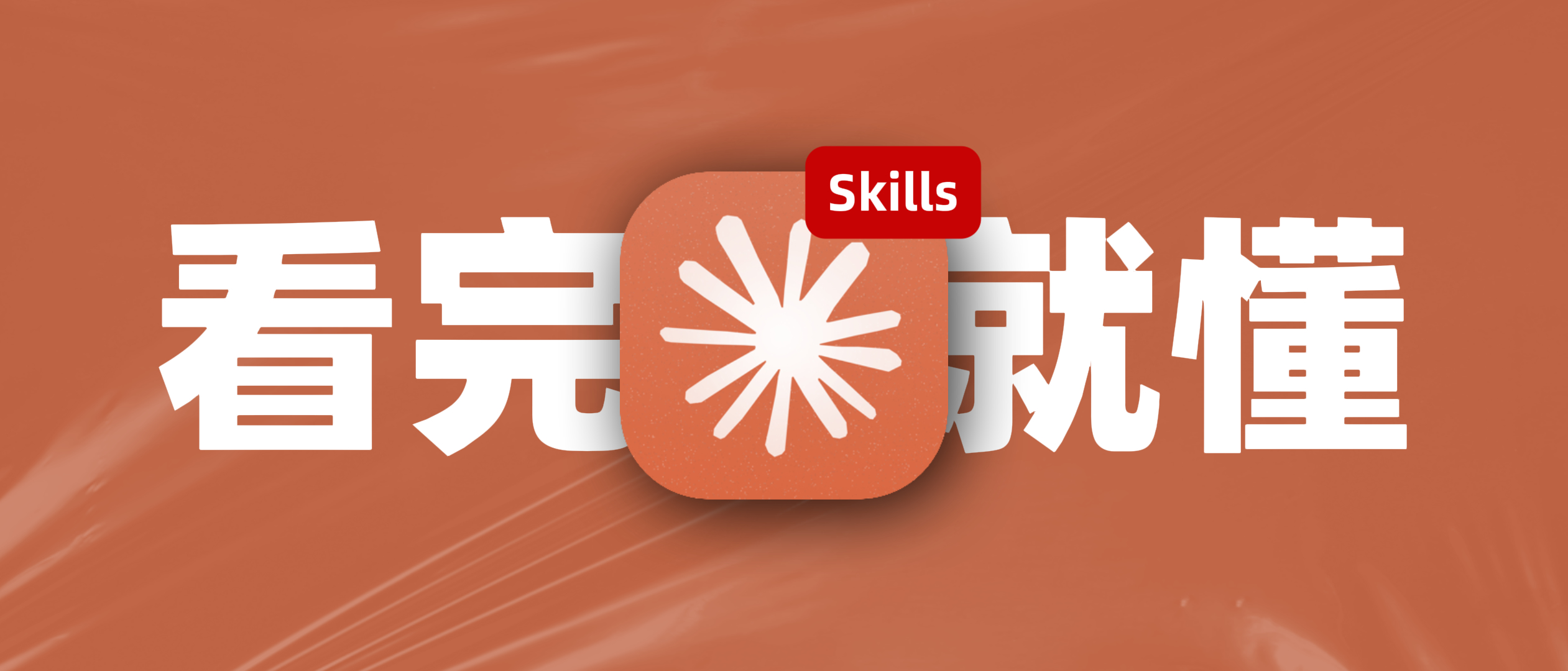 关于 Skills，知道这些就够了