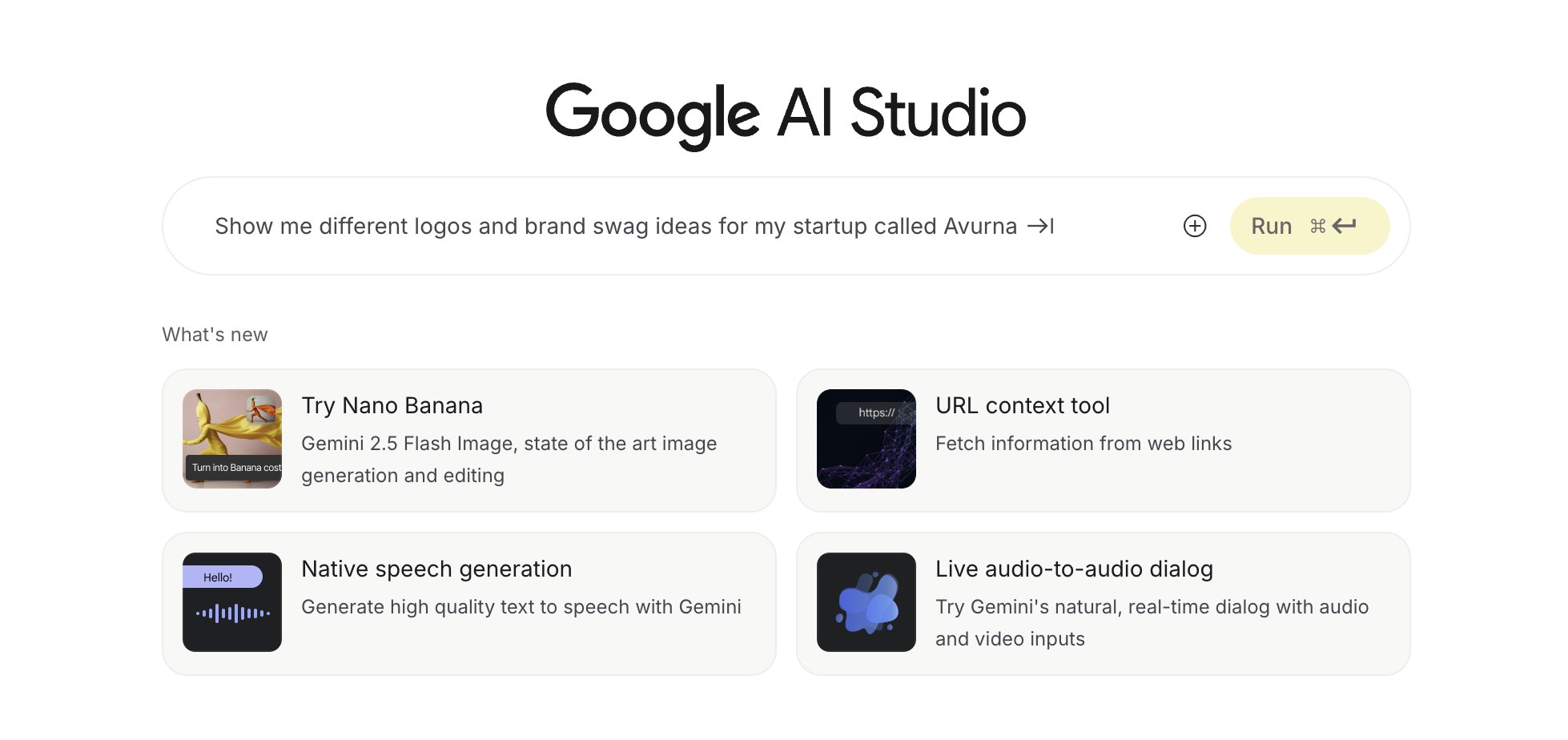 Google AI Studio